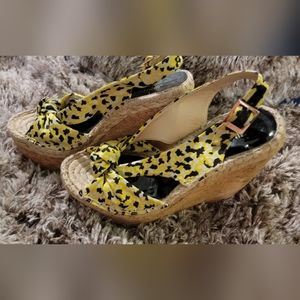 Jimmy Choo Slingback Platform Wedges